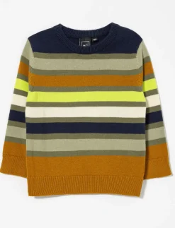 Striped Knit Sweater