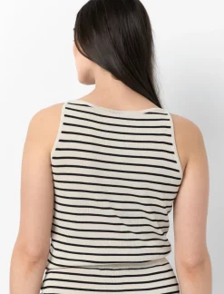 Striped Knit Tank Top