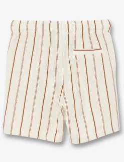 Striped Linen Shorts
