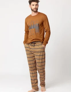 Striped Organic Cotton PJ Pants