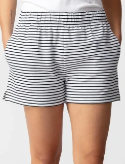 Striped Pull-on Shorts
