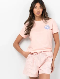 Striped Pyjama Shorts