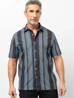 Striped Short-sleeve Shirt