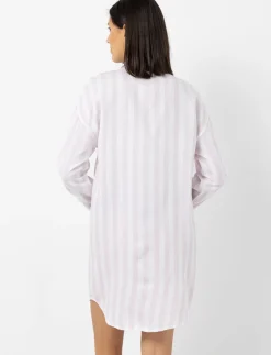 Striped Sleepshirt with Pocket