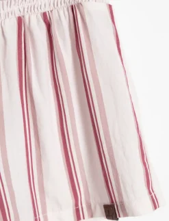 Striped Smocked Shorts