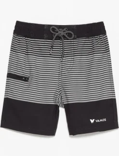Striped Swim Trunks