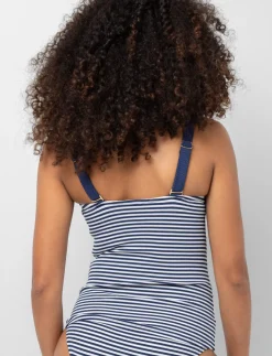 Striped Tankini Top