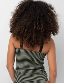Striped Tankini Top
