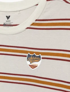 Striped T-shirt with Printed Patch