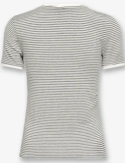 Striped V-Neck T-Shirt