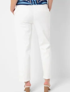 Structured-waist Chino Pants