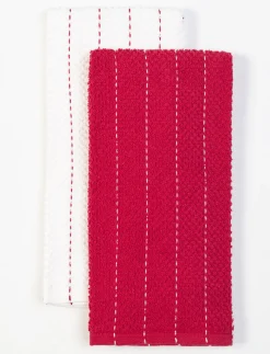 Terry Kitchen Towels - Pack of 2
