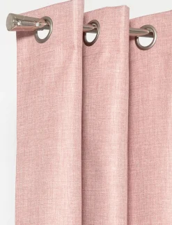 Textured Blackout Curtain Panel