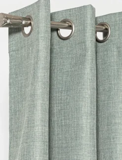 Textured Blackout Curtain Panel