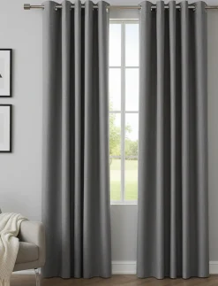 Textured Blackout Curtain Panel