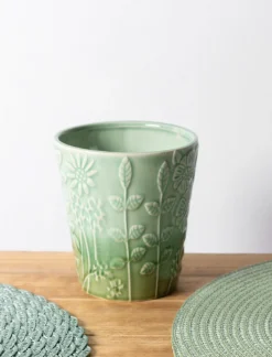 Textured Ceramic Pot