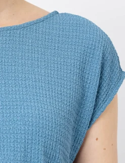 Textured Fabric Fitted Dress