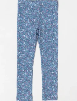 Textured Floral Leggings - Baby Girl