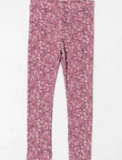 Textured Floral Leggings - Baby Girl