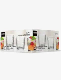 Textured Glasses - Set of 4