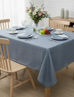 Textured Jacquard Tablecloth - 60 x 84 in
