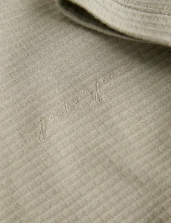 Textured Knit Polo