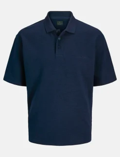 Textured Knit Polo