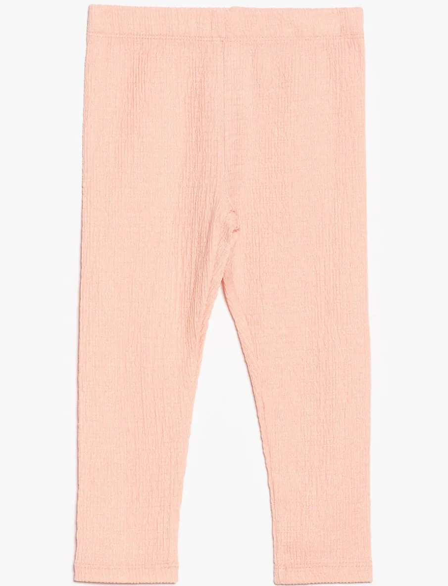 Textured Long Leggings