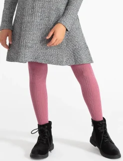 Textured Opaque Tights