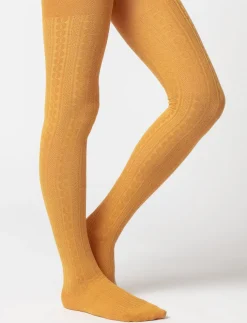 Textured Opaque Tights