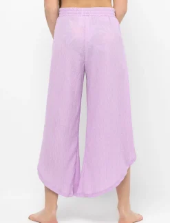 Textured Pants with Slits