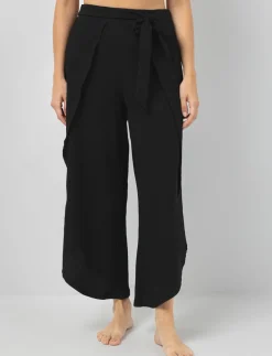 Textured Pants with Slits