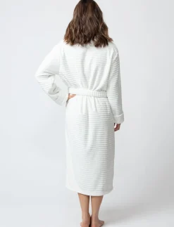 Textured Plush Bathrobe