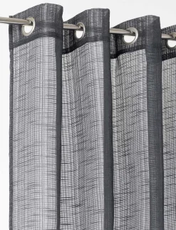 Textured Sheer Curtain Panel