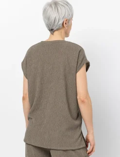 Textured T-shirt