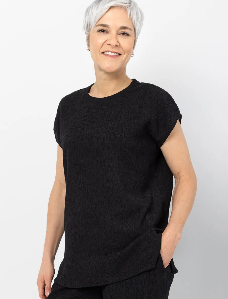 Textured T-shirt