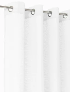 Textured Tulle Curtain Panel