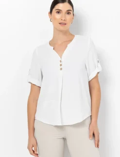 Three-Quarter Sleeve Blouse