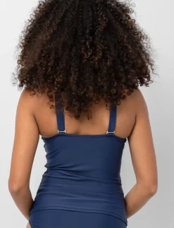 Tie-front Tankini Top