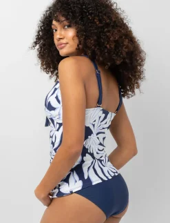 Tie-front Tankini Top