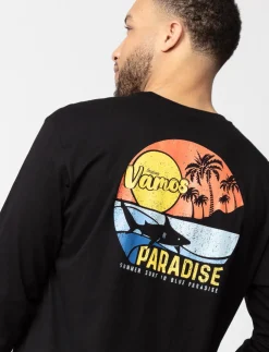 T-Shirt with Back Graphic