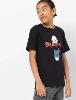 T-shirt with Printed Detail