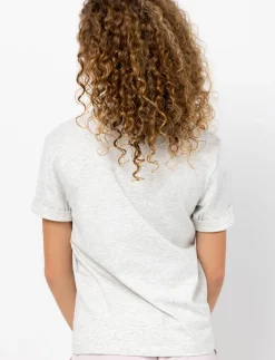 T-shirt with puppy print - girls