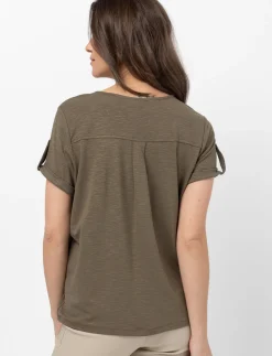 T-shirt with Zipper