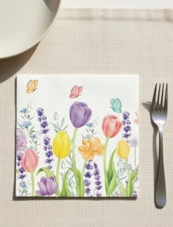 Tulip Garden Napkins – Pack of 20