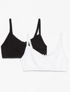 Two Solid Bralettes