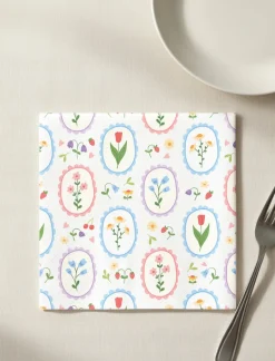 Vintage Floral Napkins – Pack of 20