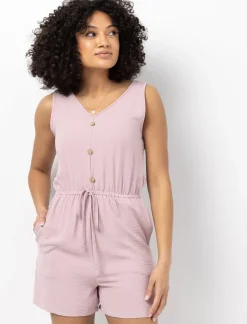 V-neck Romper