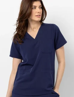 V-neck Scrub Top