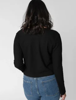 V-neck Textured Cardigan